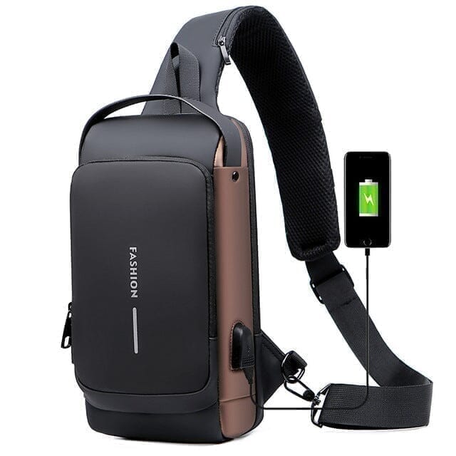 Bolsa Slim Bag | Mochila Anti-Furto com Senha USB